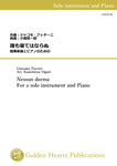 [PDF] Nessun dorma / Giacomo Puccini (arr. Kouichirou Oguni) [Alto Clarinet and Piano]