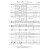 The Sound Barrier Rhapsody (WIND BAND VERSION) / Malcolm Arnold (arr. Jun'ichi Shirafuji) [Concert Band] [Score and Parts]